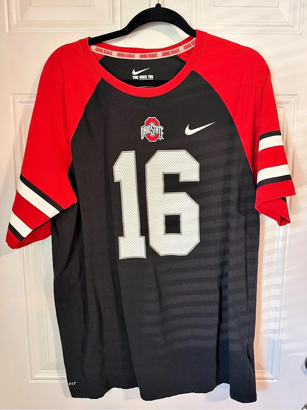 Nike The Nike Tee Ohio State #16 Jersey Size Large
